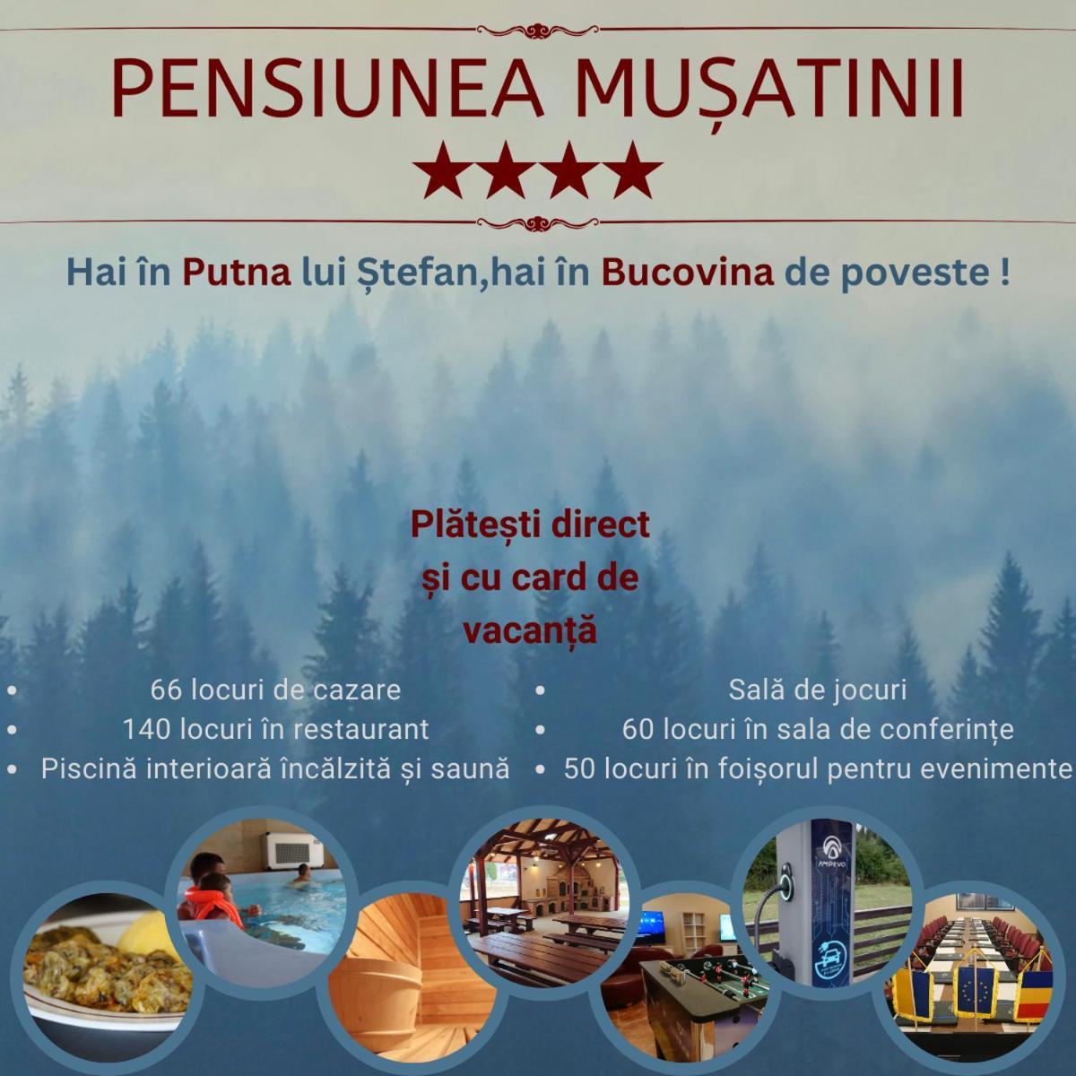 Pensiunea Musatinii Putna  Exteriör bild